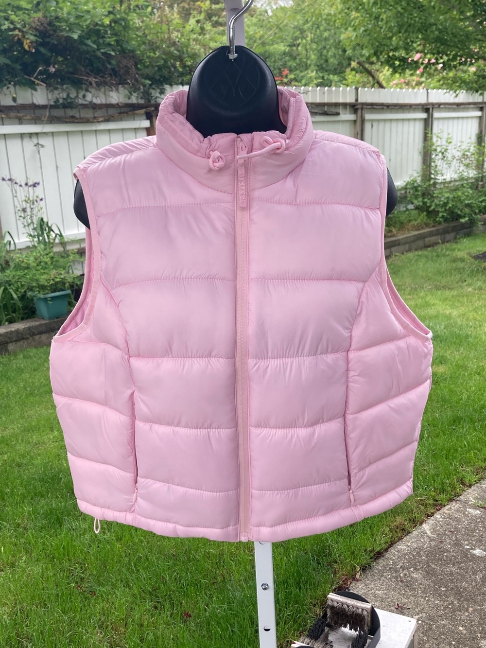 Primark bubblegum pink puffer vest